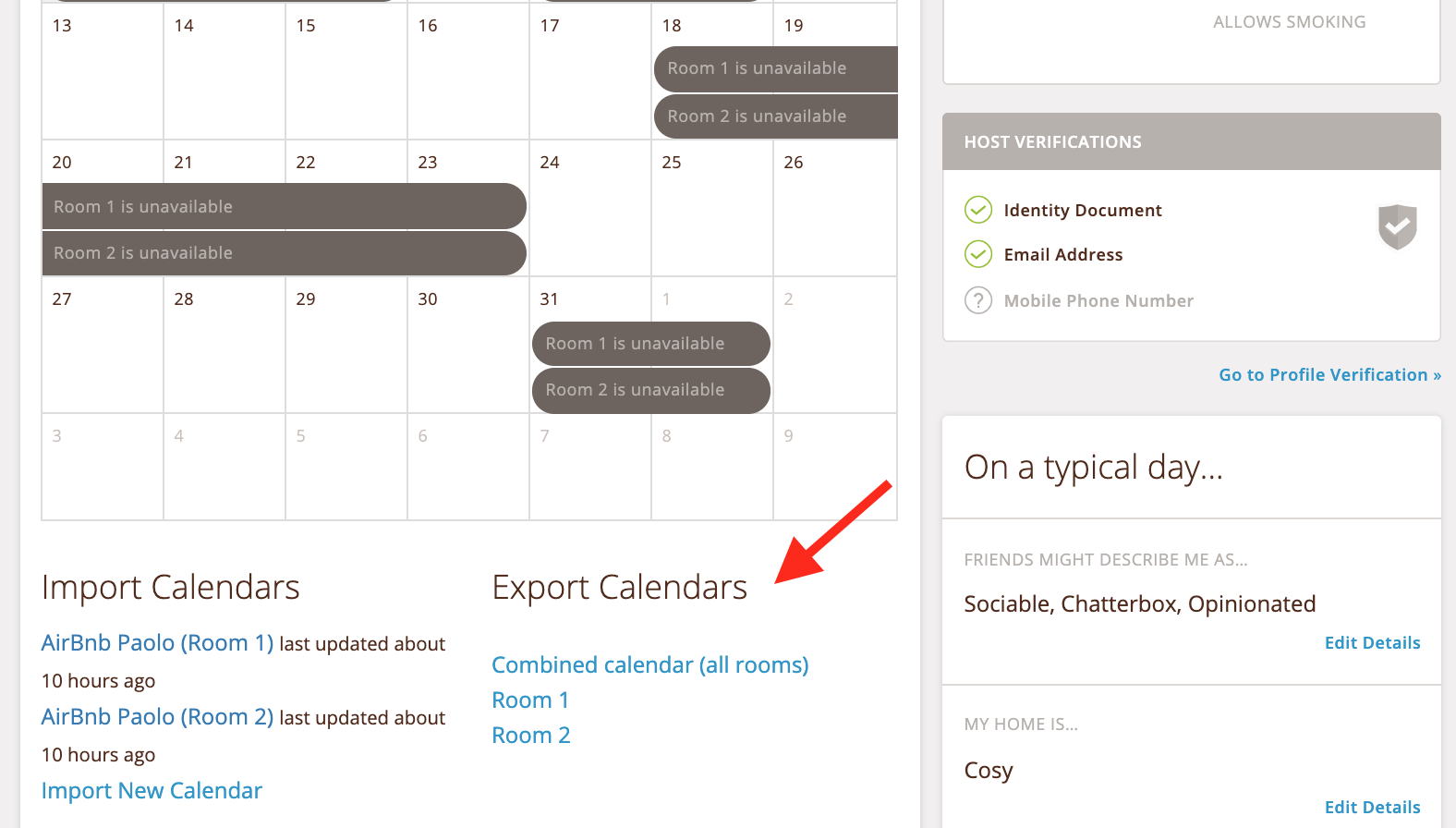 How to Export Homestay Calendar to Block Dates on AirBnb Hom...